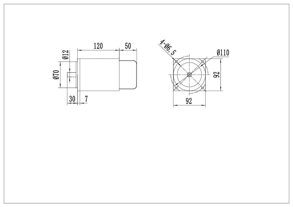 直流伺服電機92SYX-200