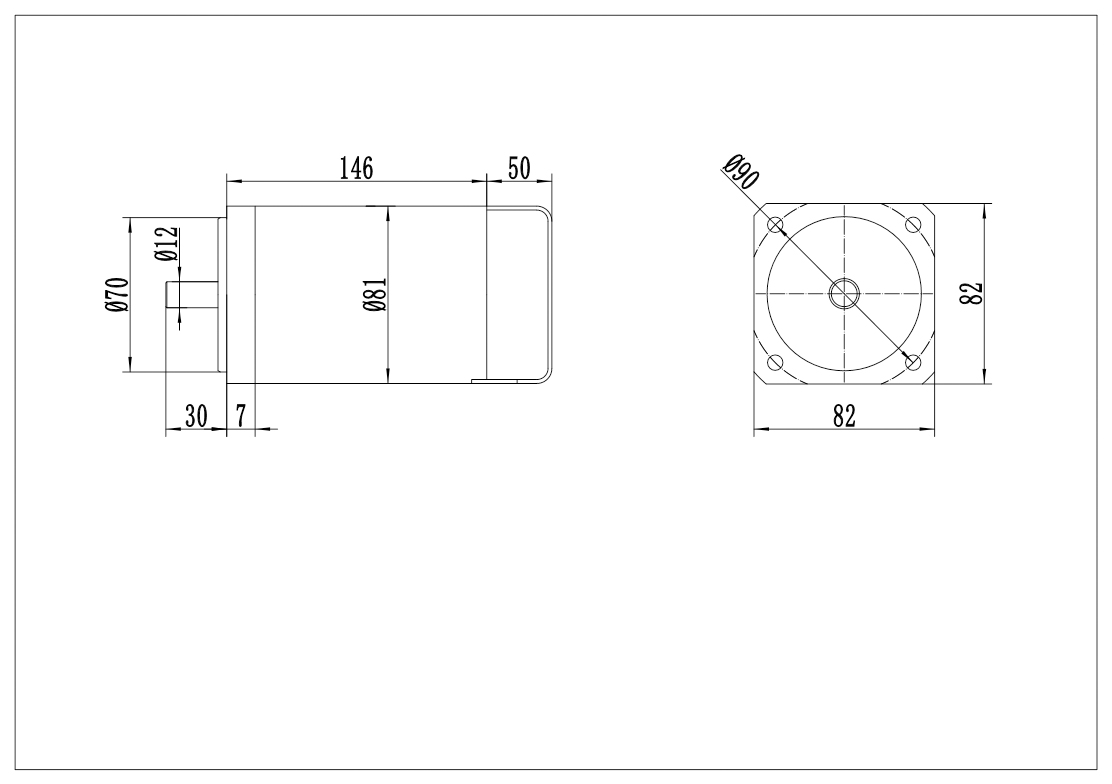 直流伺服電機(jī)82SYX-52B